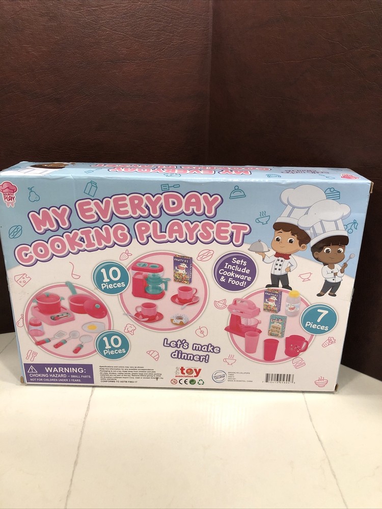 Let’s Make Dinner Playset Set New 10 Piece Set