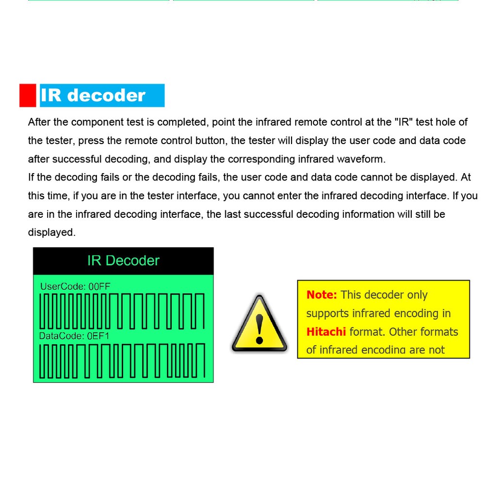 -T10H Transistor Meter Multi-Function Capacitance Resistance Tester O3D7