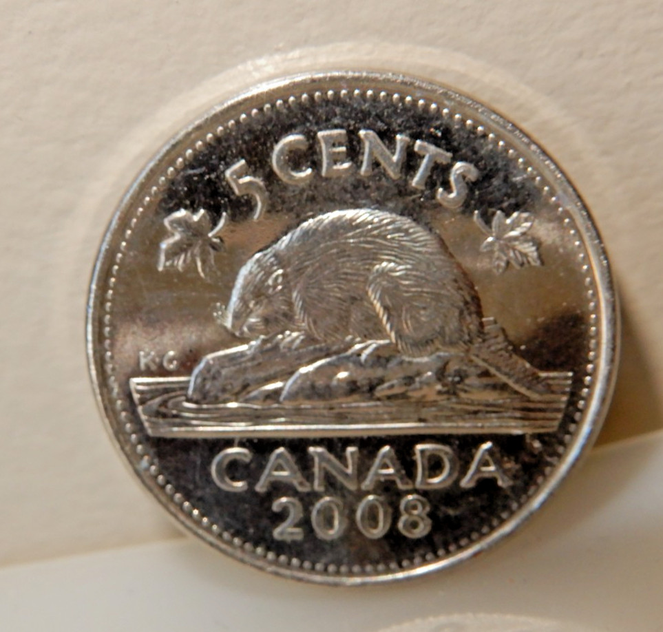 2008 Canada 5 cent Coin UNC