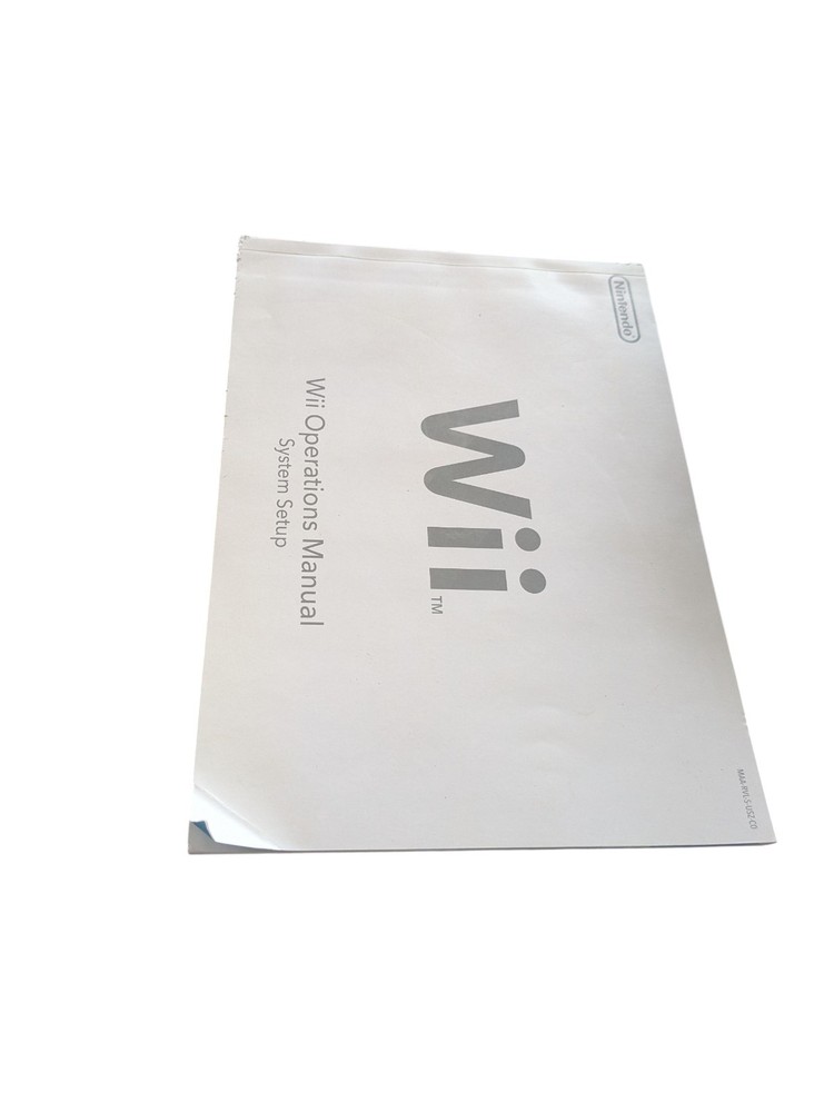 Nintendo Wii Manual Console Instructions + Inserts Great Condition