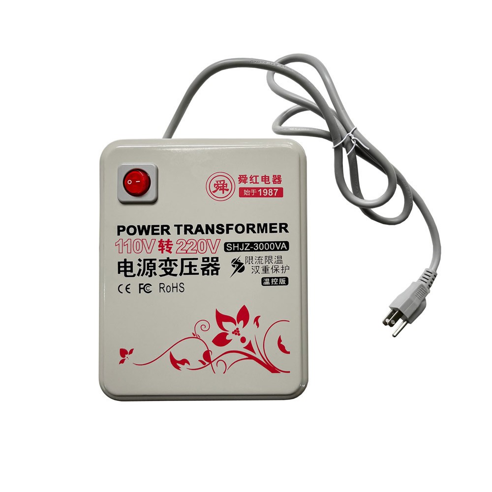 3000VA Power Transformer Adaptor Input 110V Output 220V Voltage Converter