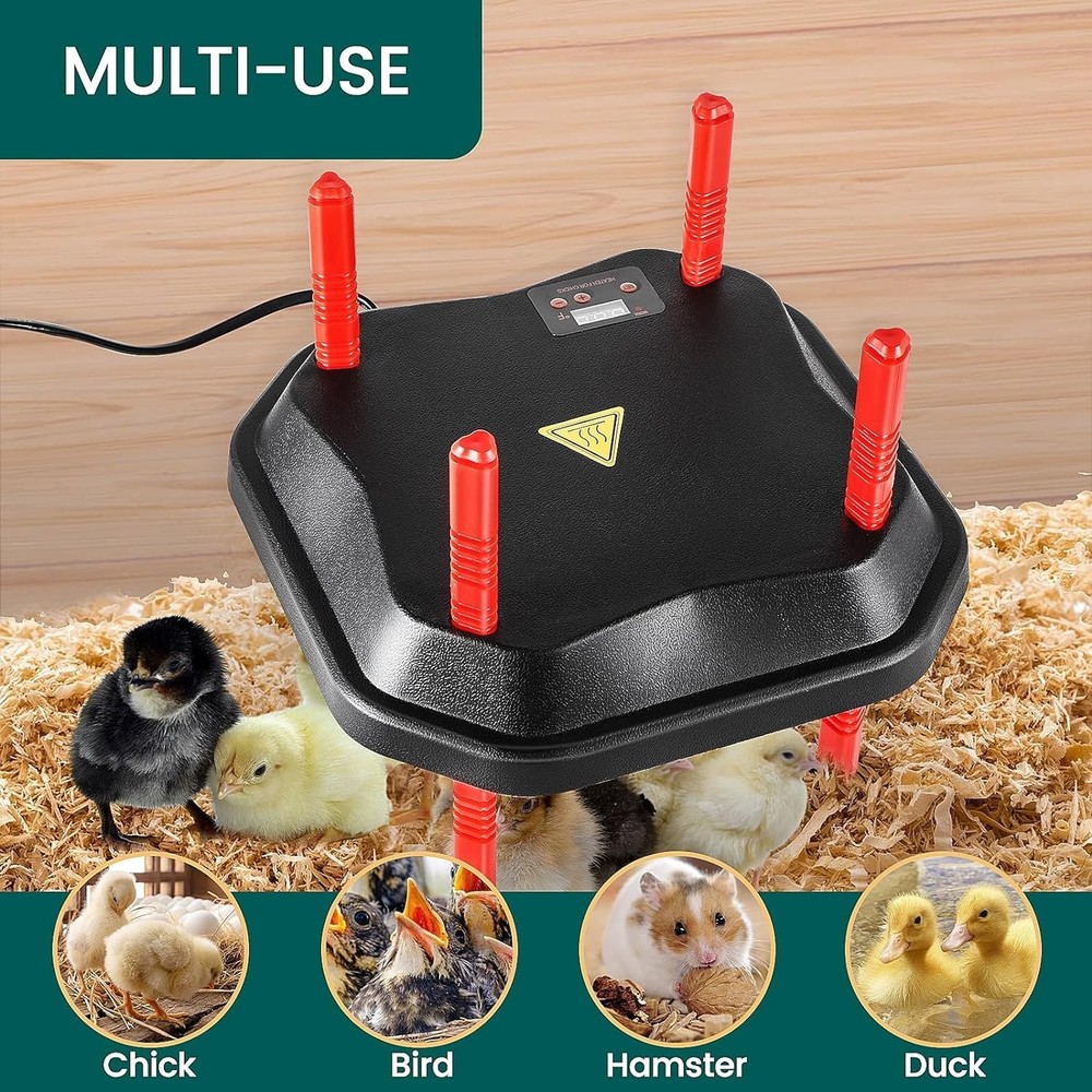 Chick Brooder Heater Plate Chicken Coop Brooder Heating Plate Adjustable Height