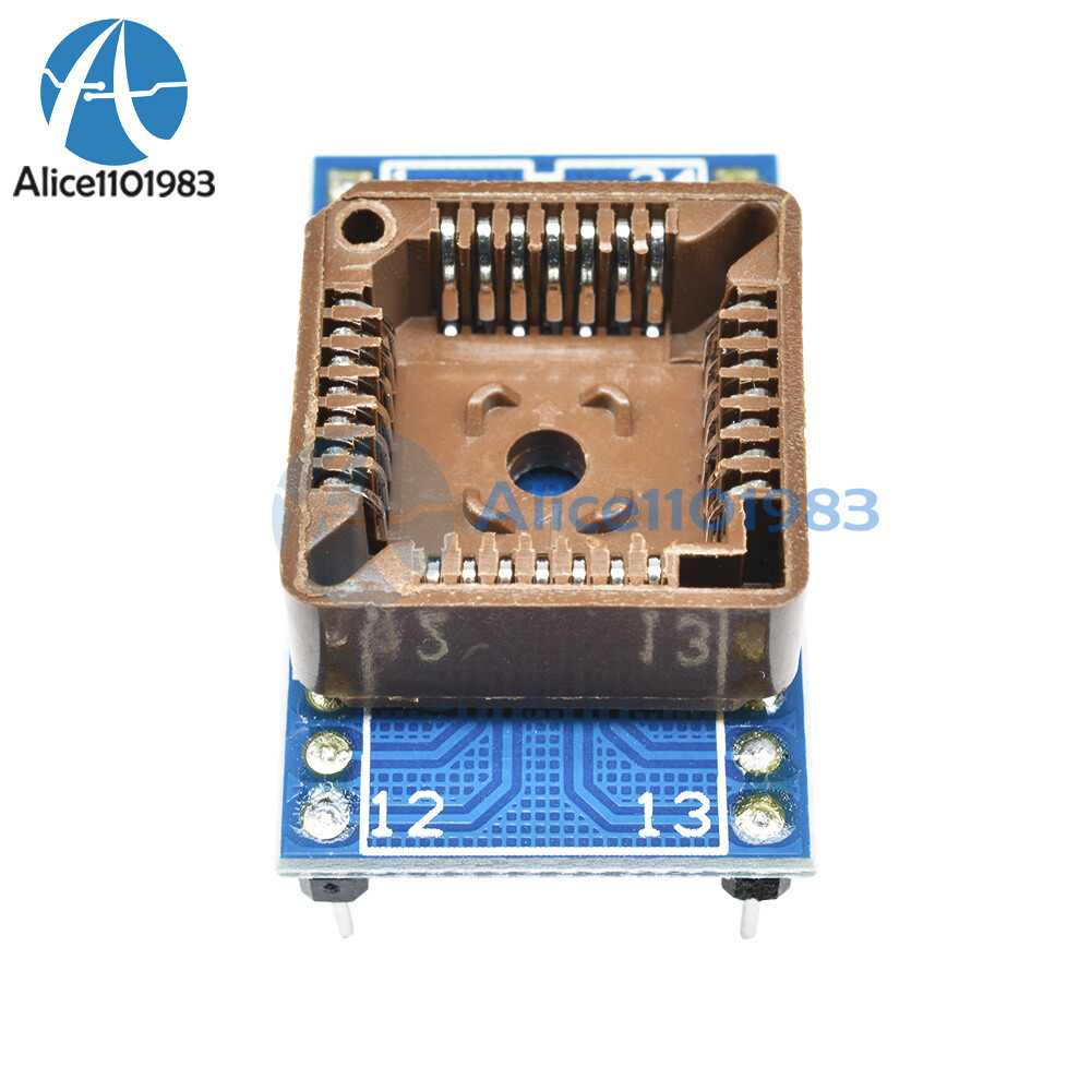 PLCC28 to DIP24 EZ Programmer Adapter Socket IC Test Socket Universal Converter