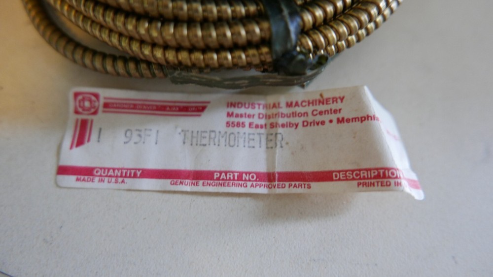 New Gardner-Denver 93F1 Thermometer *