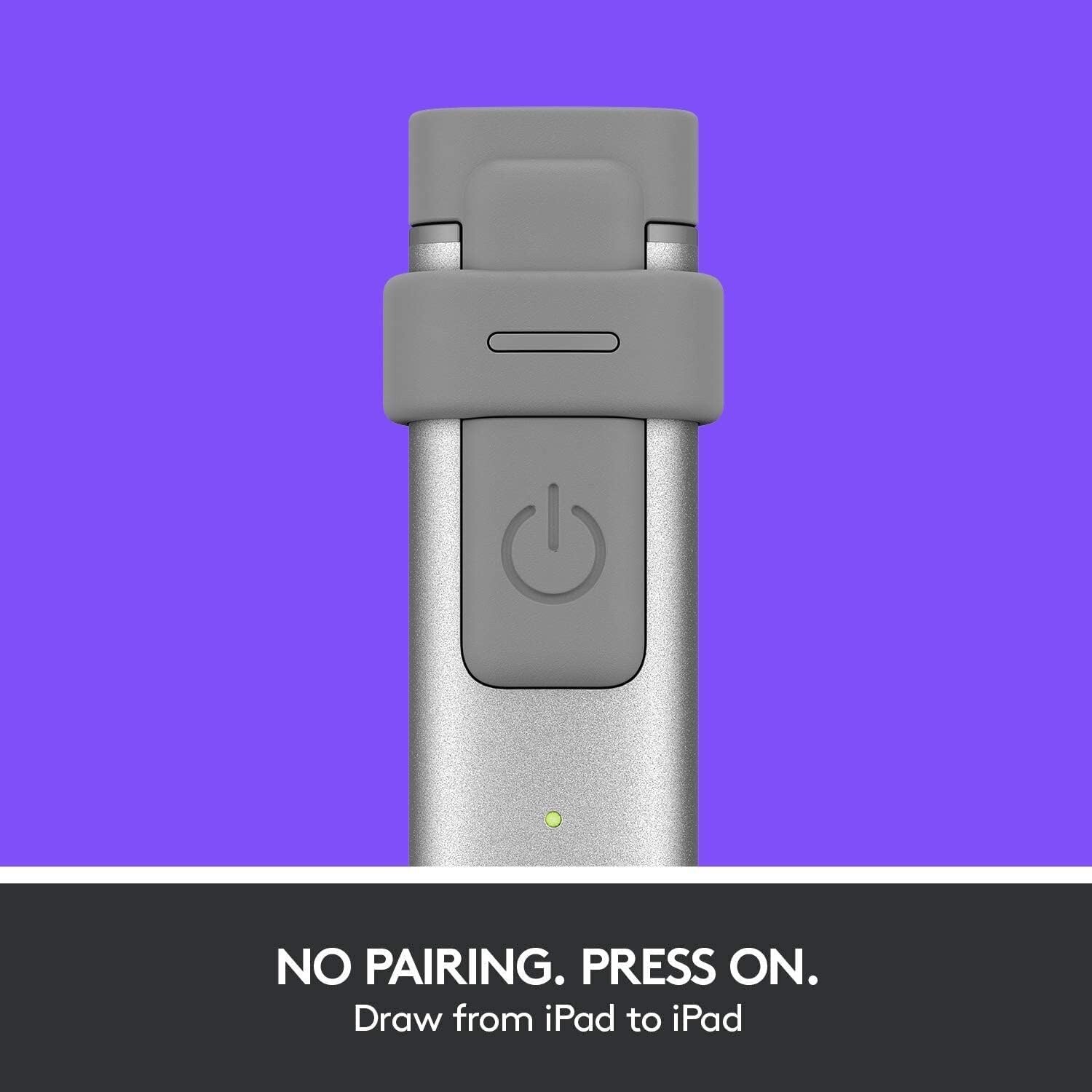 Logitech Crayon Digital Pencil Grey For Apple IPad with Apple Pencil technology