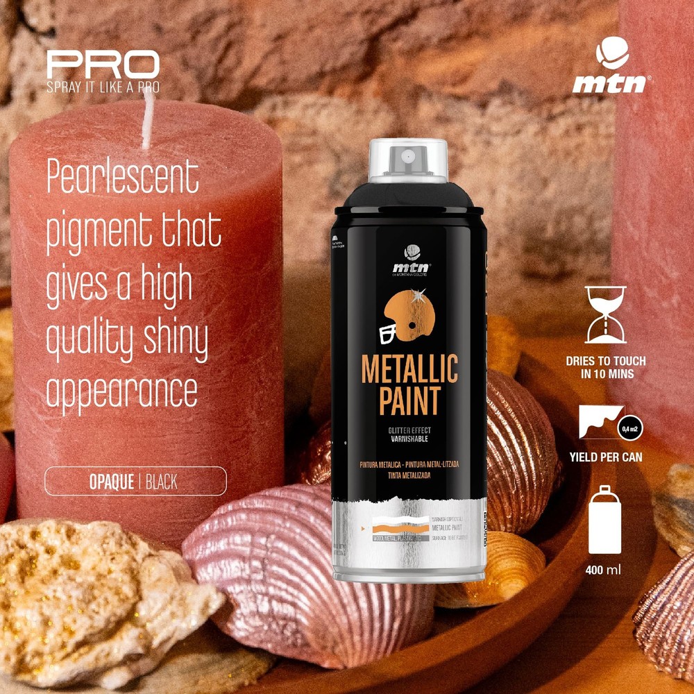 MTN PRO Metallic Black 400ml