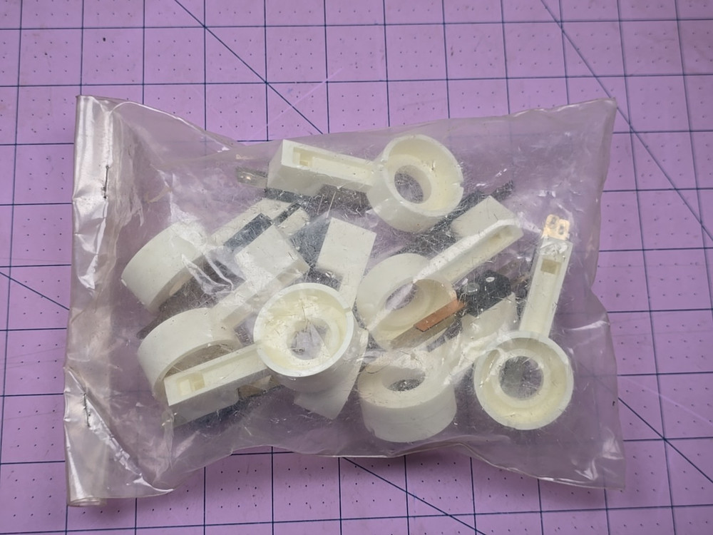 8 New old stock Leaf Switch Push Button Holders Vintage Arcade