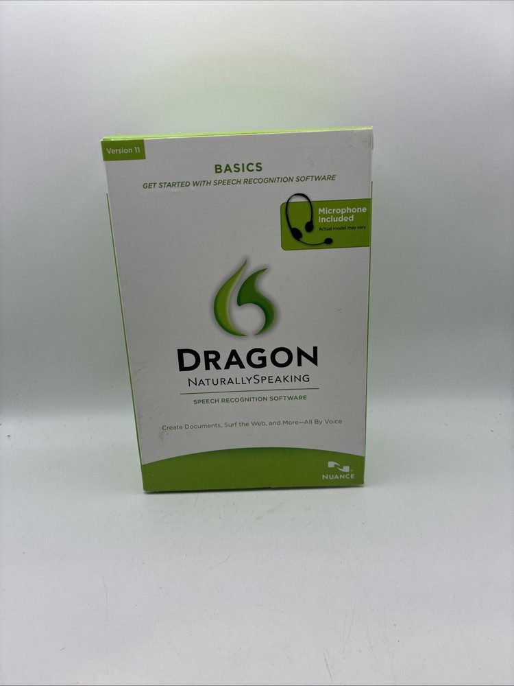 Dragon NaturallySpeaking Speech Recognition Software Basics Version 11 By Nuance