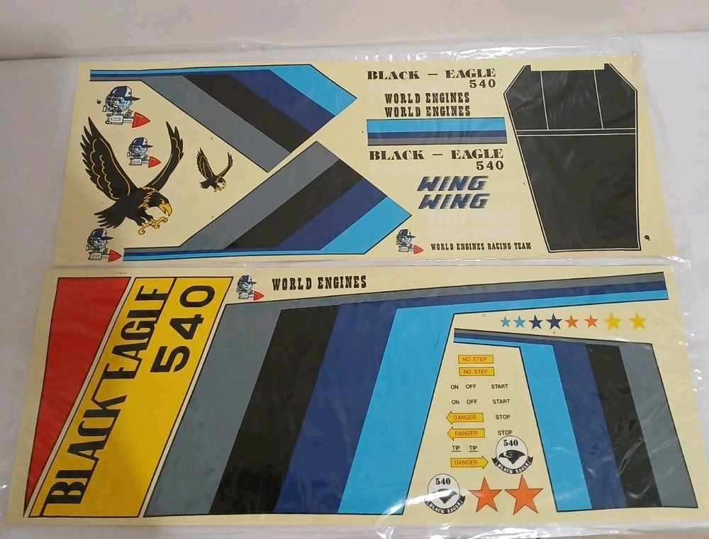 Vintage World Engines Black Eagle 540 Motor Glider Plane