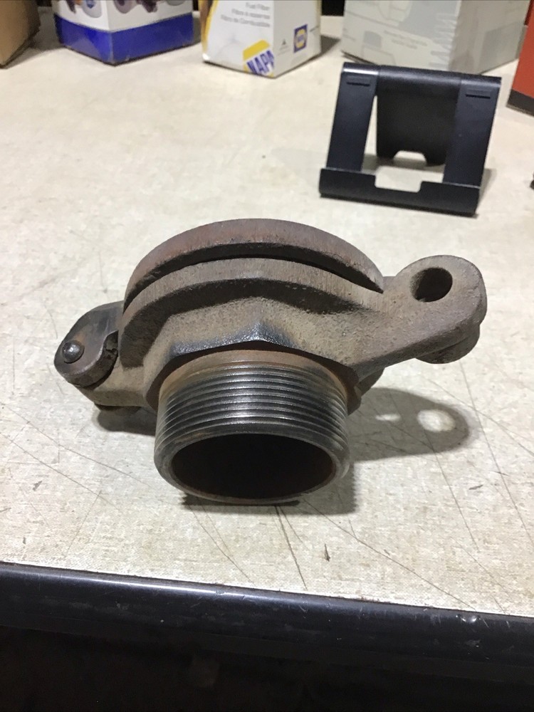 Morrison DuBuque Cast Iron Hinged Fill Cap, 2” Male Thread