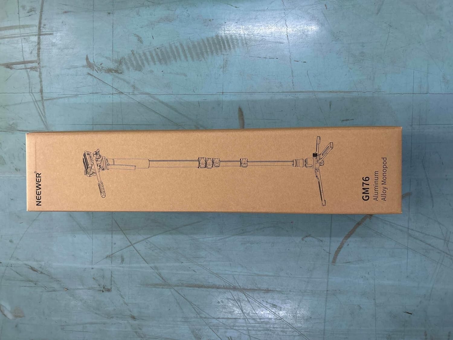 Neewer Professional Camera Monopod with Feet, 179cm Telescopic Portable Aluminum