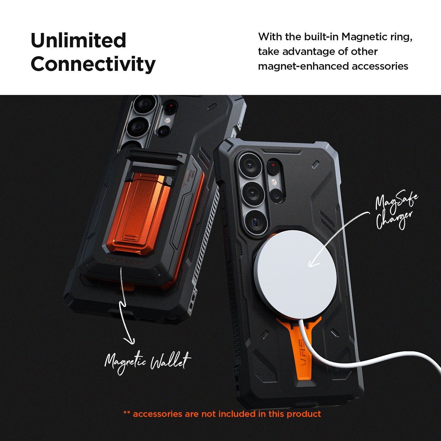 For Samsung Galaxy S26 Ultra Case VRS [Quickstand Pro] Magnetic Kicstand Case