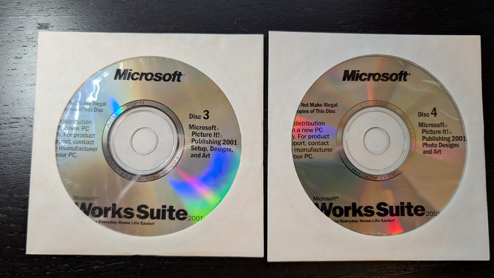Microsoft Works Suite 2001 Full Version for Windows