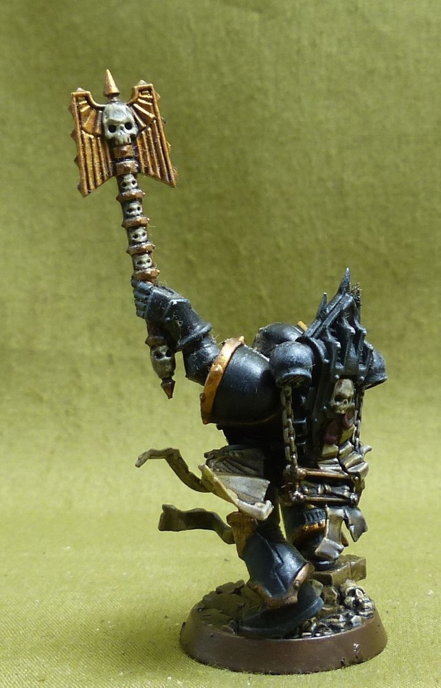 Chaplain painted - Dark Angels - Warhammer 40K #3J9