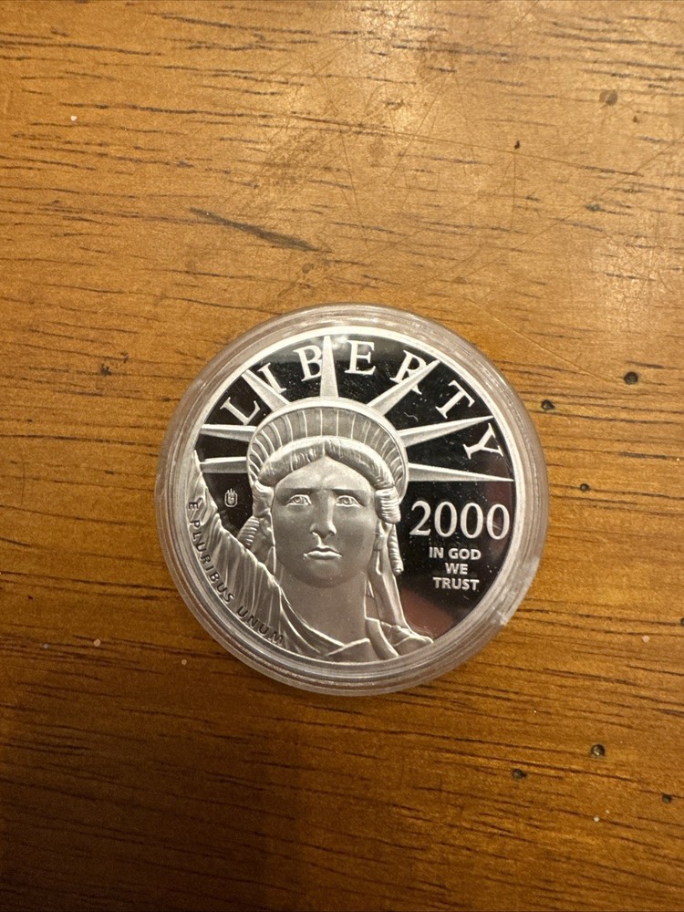 2000 PLATINUM LAYERED $100 American Eagle