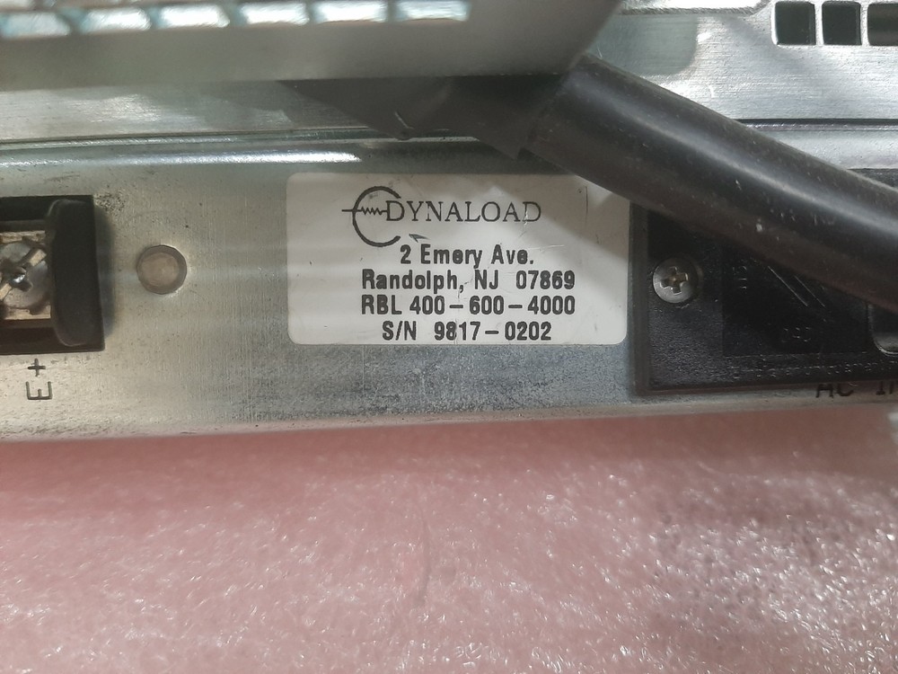 TDI RBL400-600-4000 Dynaload Programmable Electronic Load