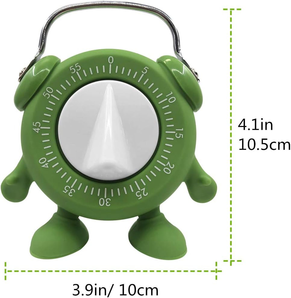 Kitchen Timer, for Baking Teaching Cooking Egg Potty Training Cute 60 Mins Twist