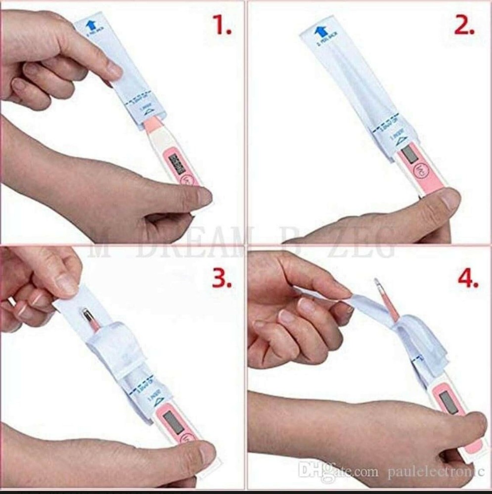 100x Digital Thermometer Probe Covers Protector Electronic Cover