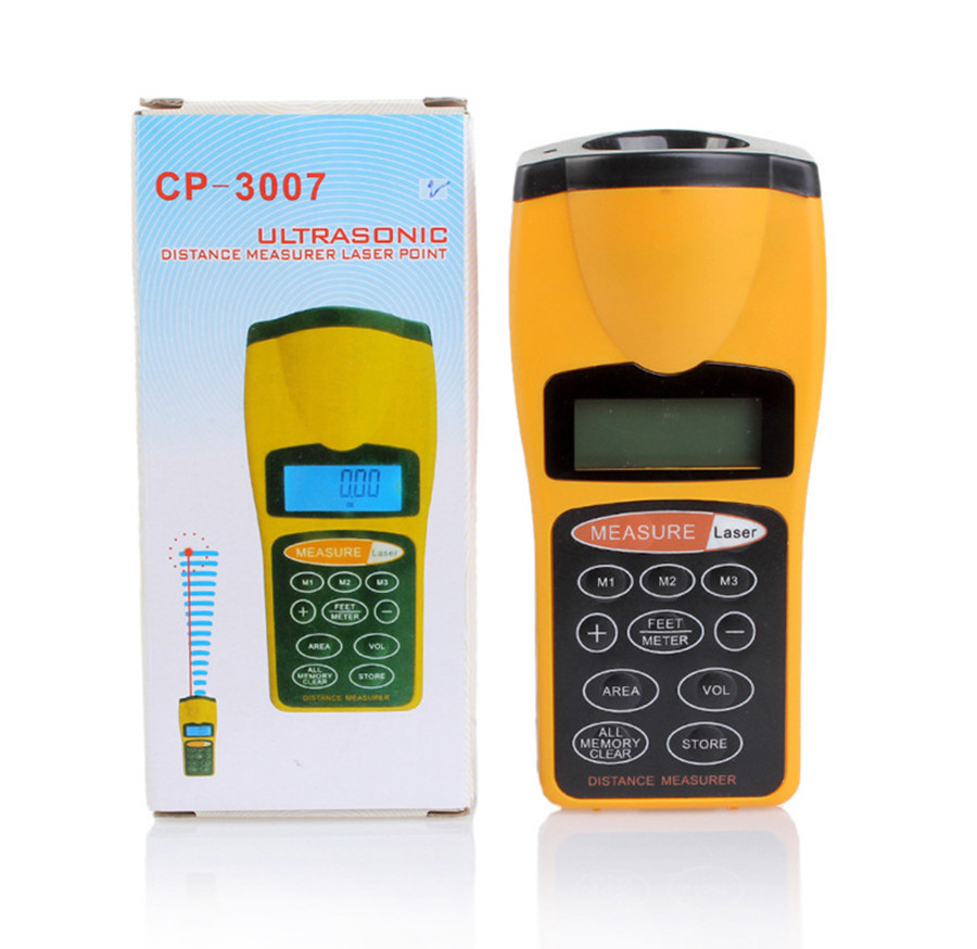 LCD Infrared Laser Rangefinders 60FT Multi-function Ultrasonic Meters/Feet 18M