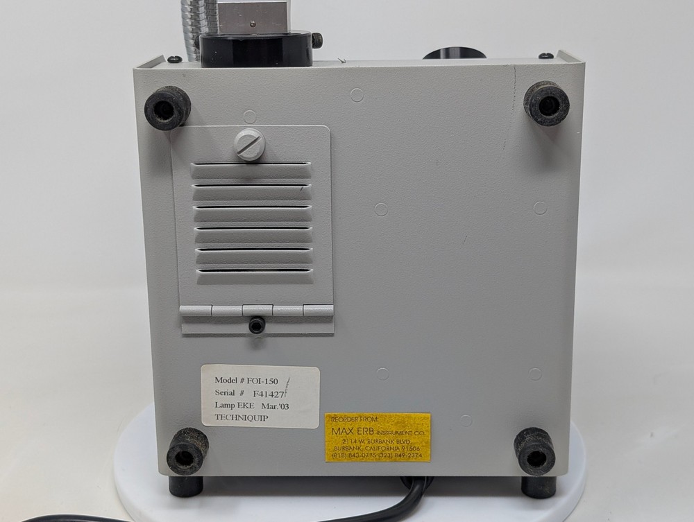 Techniquip FOI-150 Fiber Optic Illuminator Light Source - TESTED Working