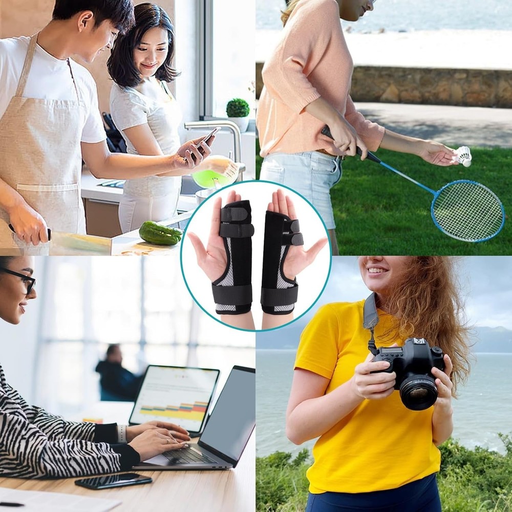 Trigger Finger Splint - Multi-Finger Brace, Adjustable Hand&Wrist Support