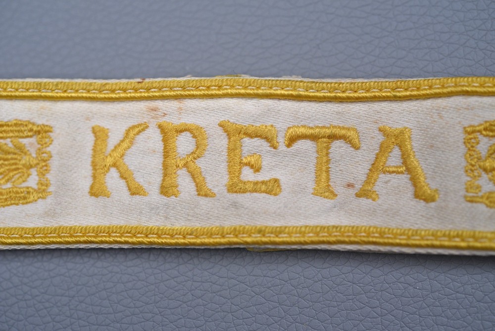 WWII GERMAN KRETA CUFF TITLE - UNIFORM REMOVED