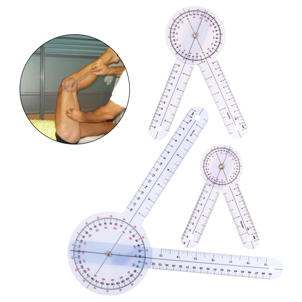 3 Pcs Angle Finder Protractor Angle Ruler Hand Gonimeter Protractor Set