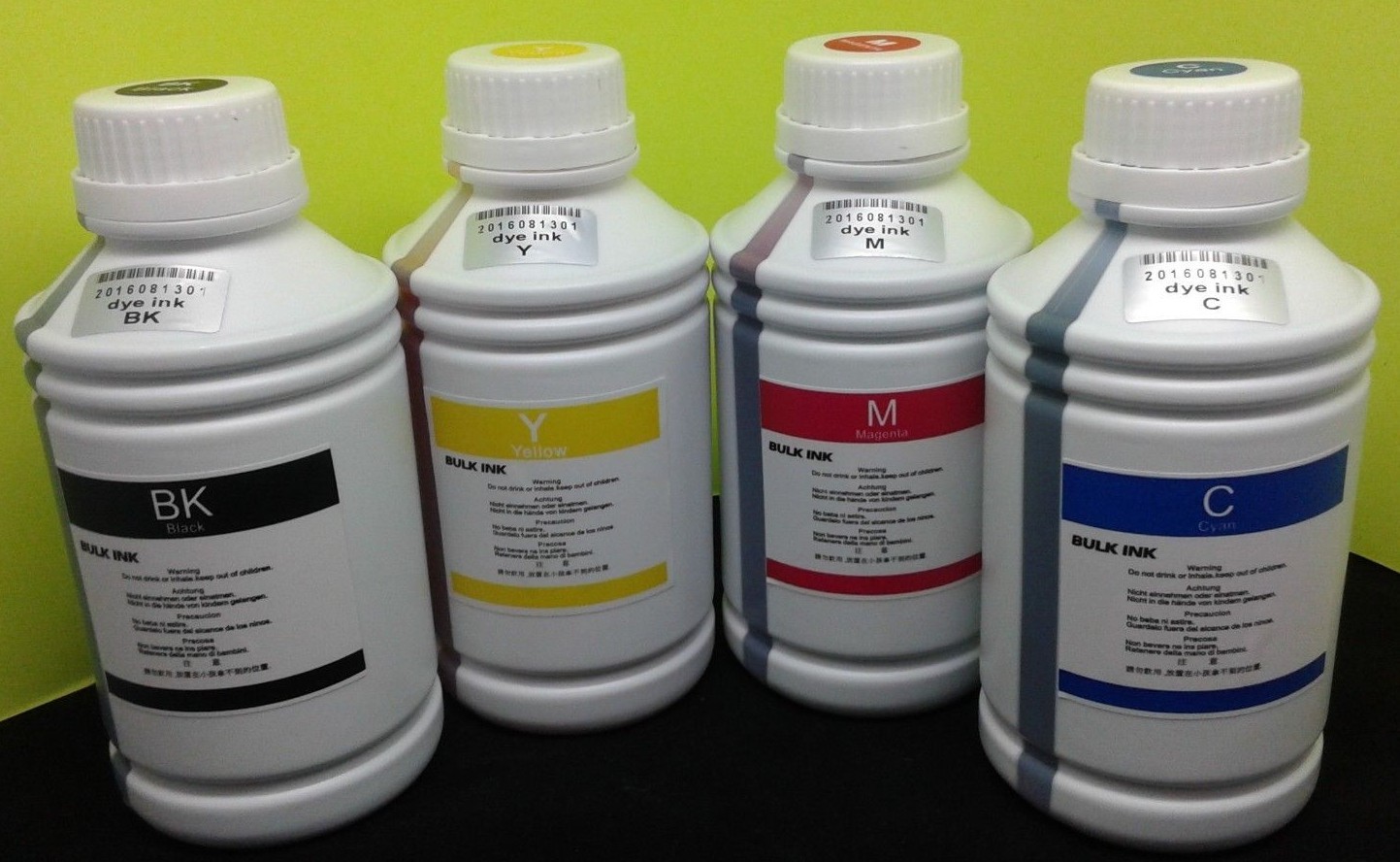 4 x 500ml Refill inkjet Dye Ink compatible for HP Canon Dell Brother Epson Print