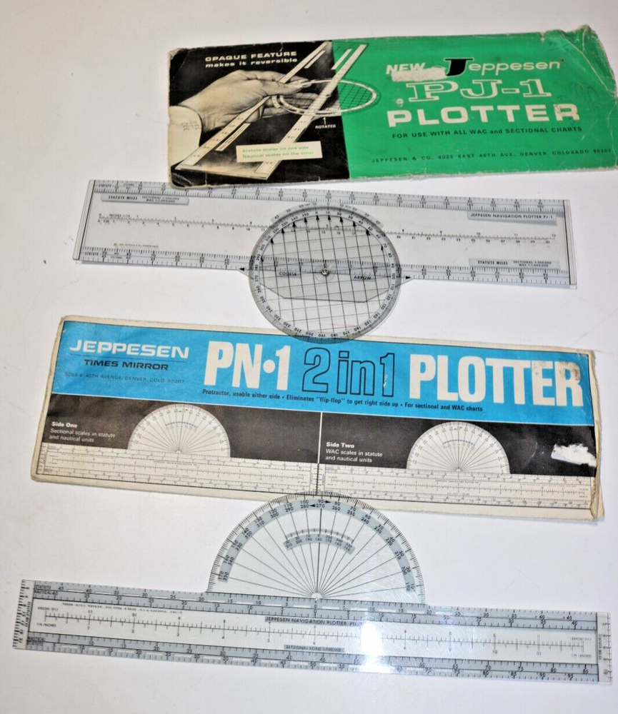 2 JEPPESEN Plotters PN-1 and PJ-1