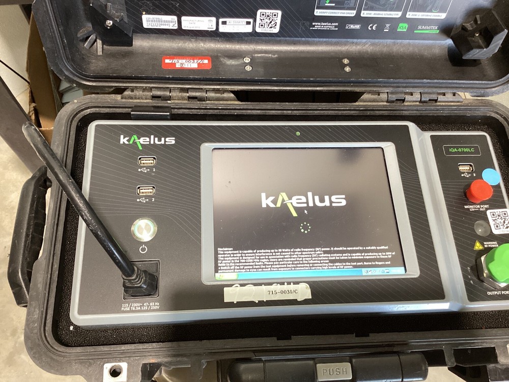 KAELUS iQA SERIES PASSIVE INTERMODULATION TEST SET MODEL iQA-0700LC