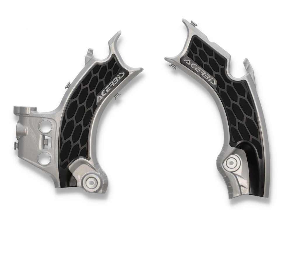 ACERBIS 2911441015 X Grip Frame Guards Hon Silver/Black
