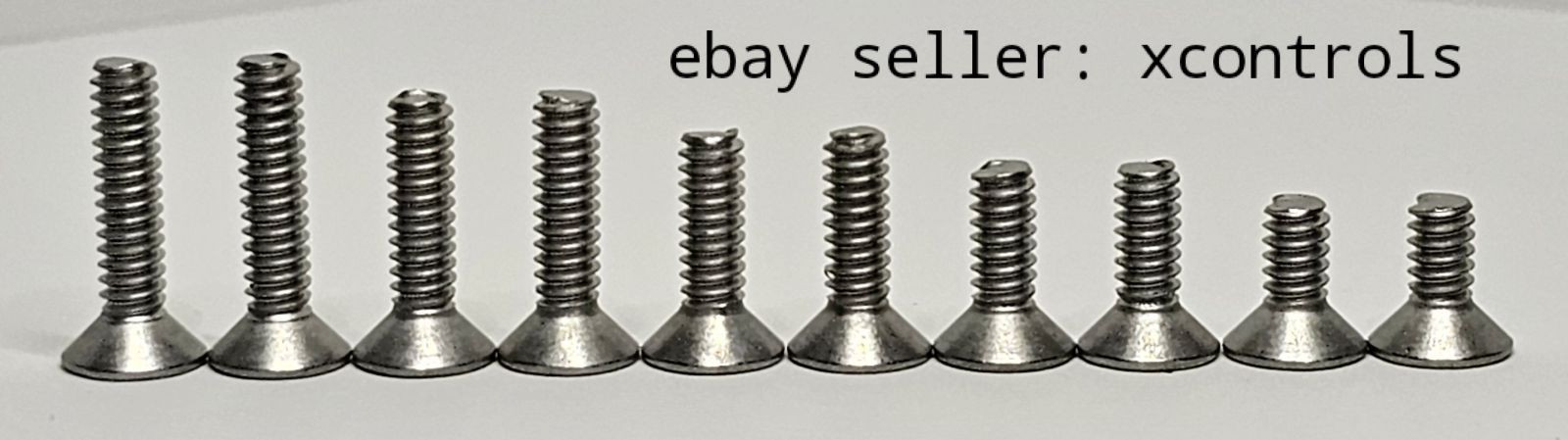 "THE BEST" 4-40 S/S Optic screws for ZEV, MAC 9 DS, BROWNELLS Slides and more.