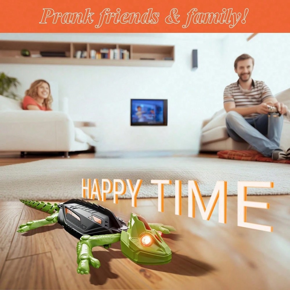 Wall Climbing RC Chameleon Toy for Kids Rechargeable Remote Control Lizard Toy