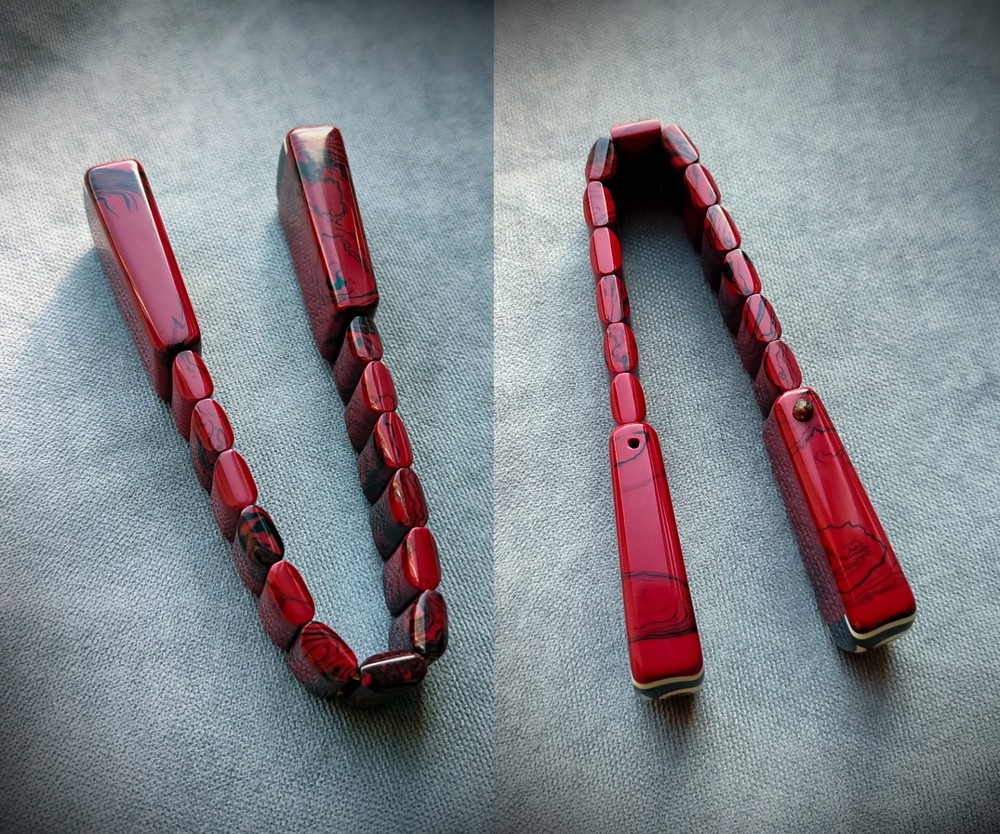 № 15 MASSIVE Luxury Flip rosary SAMURAI Billiard ball Gift CHETKI Четки Handmade