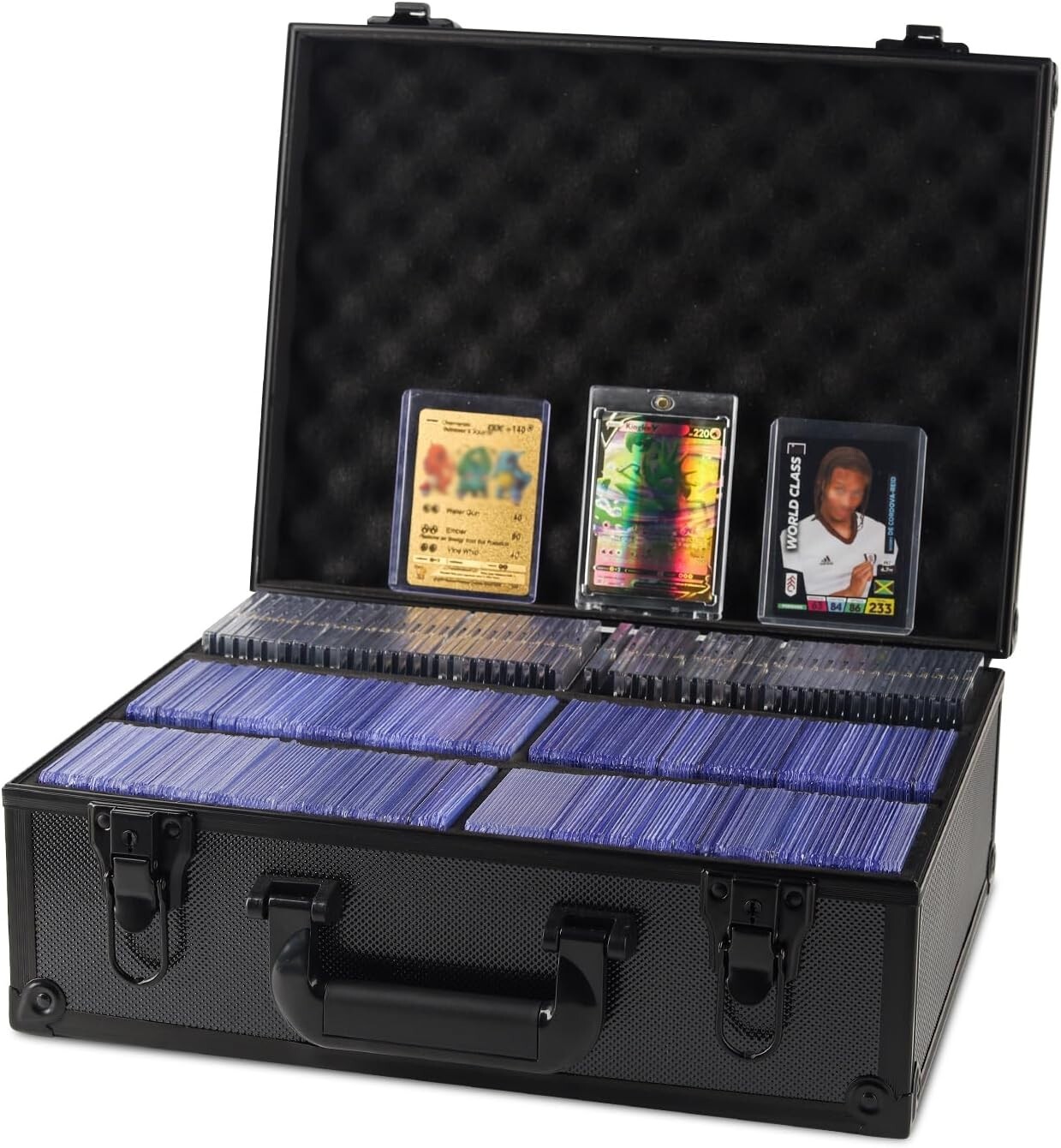 New Toploader Hard Case For  3" x 4" 35pt Sports Cards Storage Boxes Holds 600+