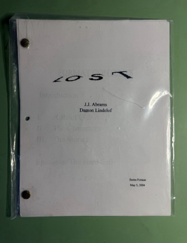 LOST - Series Format/Script Treatment