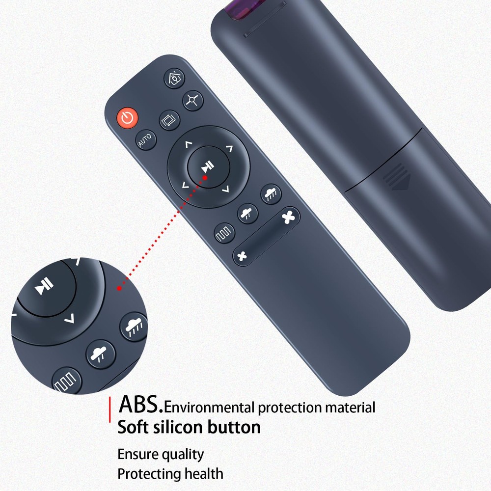 Replacement Robot Vacuum and Mop Combo Remote Control Compatible with black