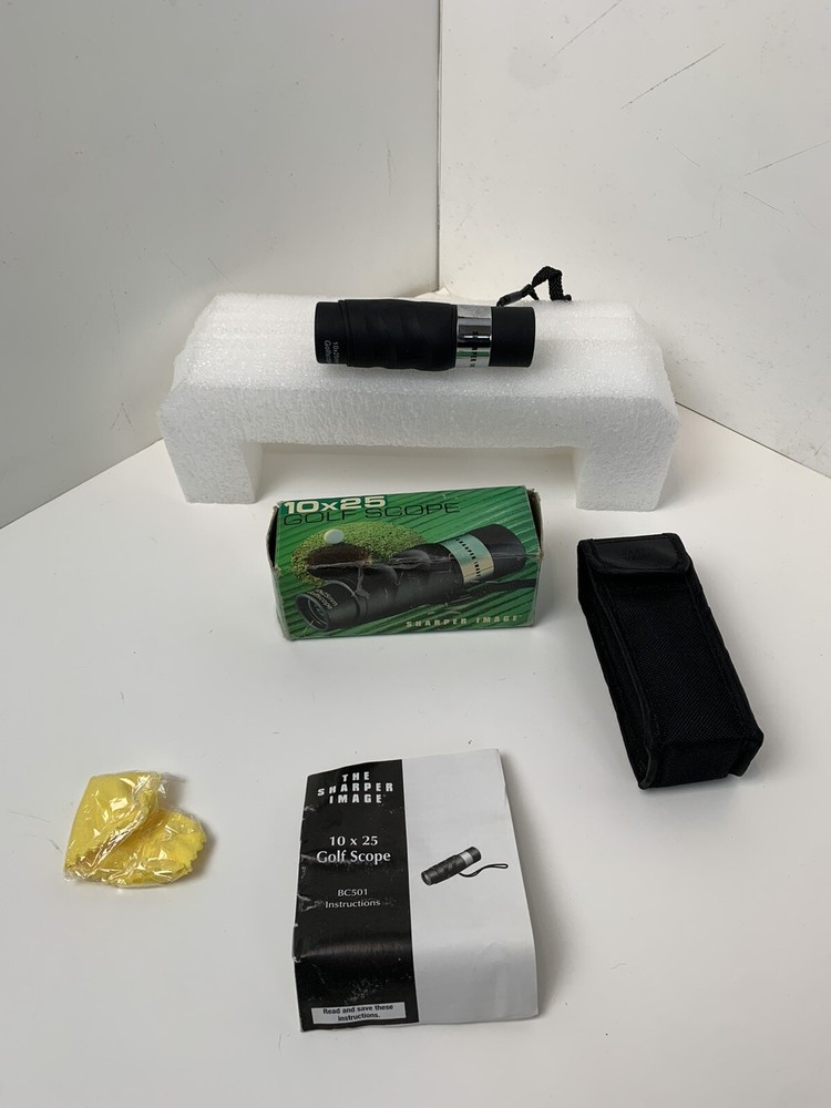 Sharper Image 10x25mm Golf Rangefinder Scope