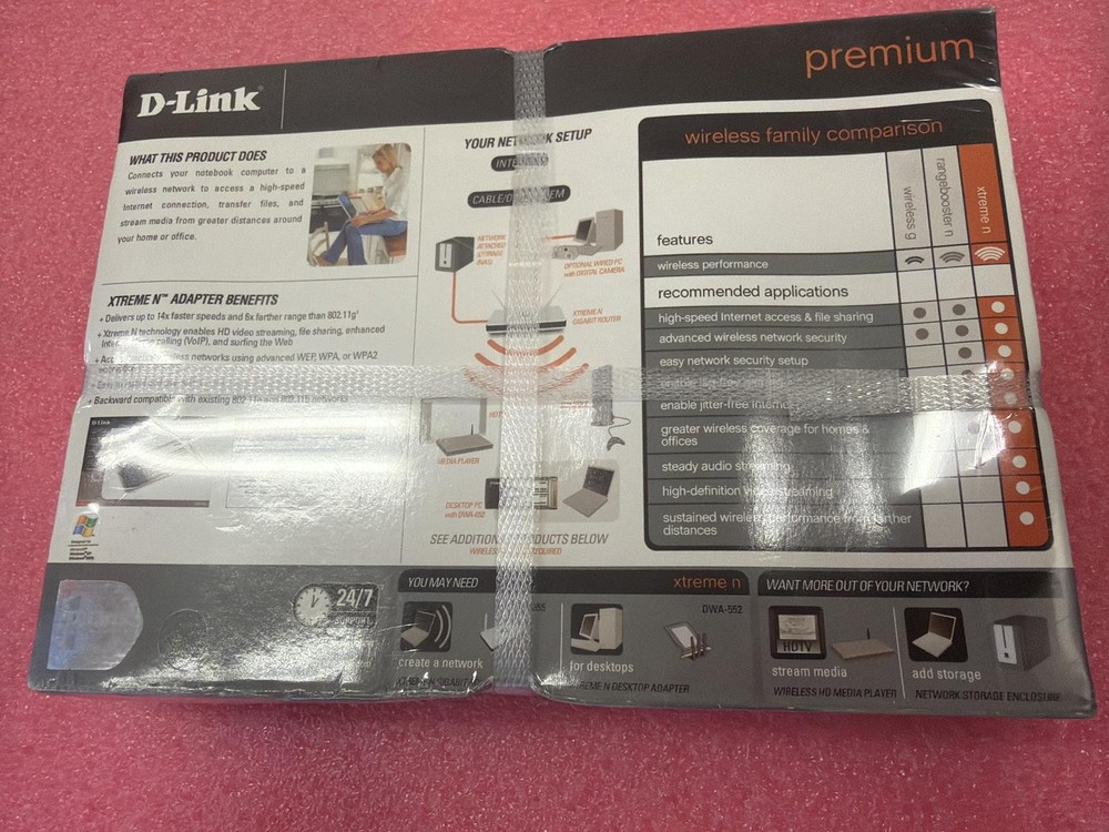 D-LINK DWA-652 XTREME N NOTEBOOK ADAPTER