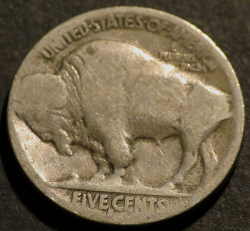 1916 S Buffalo Nickel Semi-Key Date Restored Five Cent 5c Coin D767