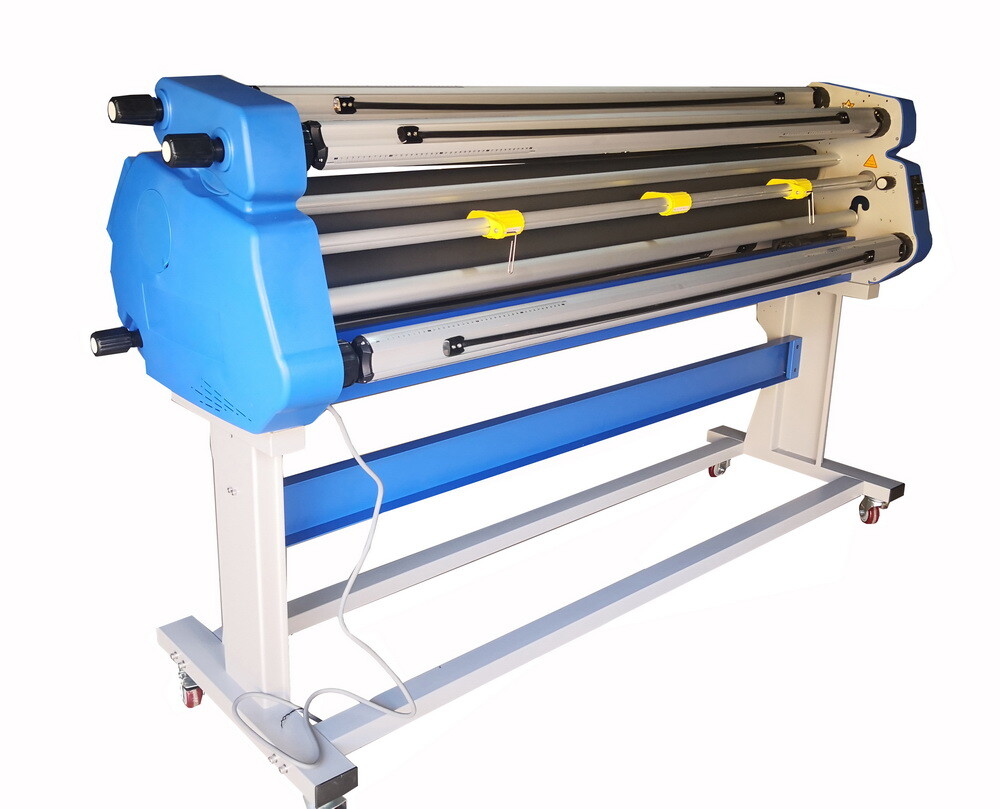 1630mm 64" Auto Hot Cold Laminator Heat-Assist Roll Laminating+Slitting+BONUS