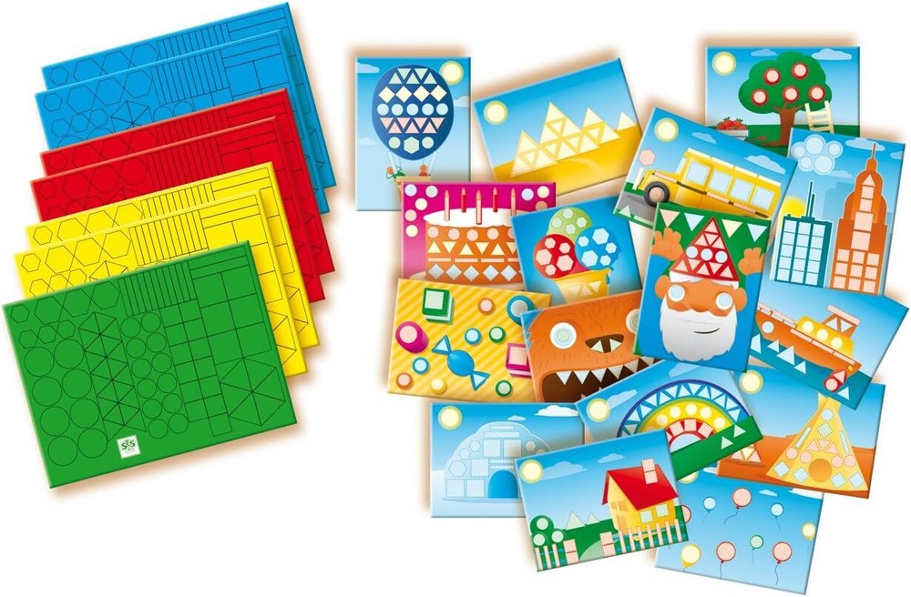 SES Creative 14839 I Learn to Recognize Shapes, Multicoloured