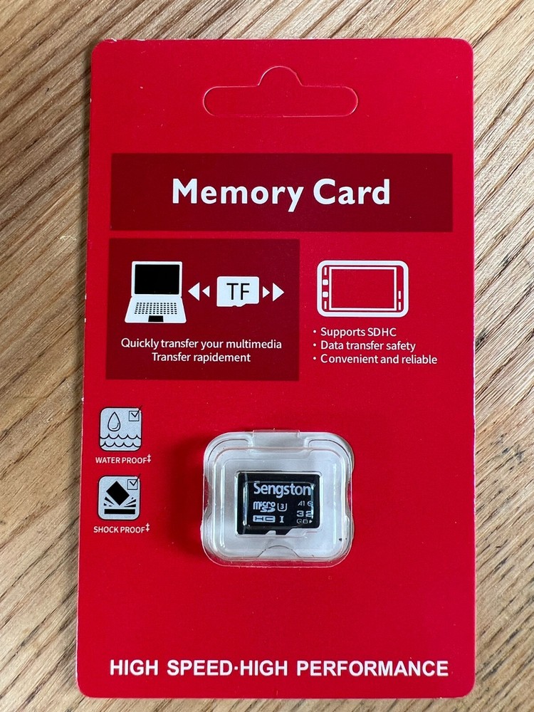 Sengston Micro SD Class U3 UHS-1 32 GB (5 Pack)