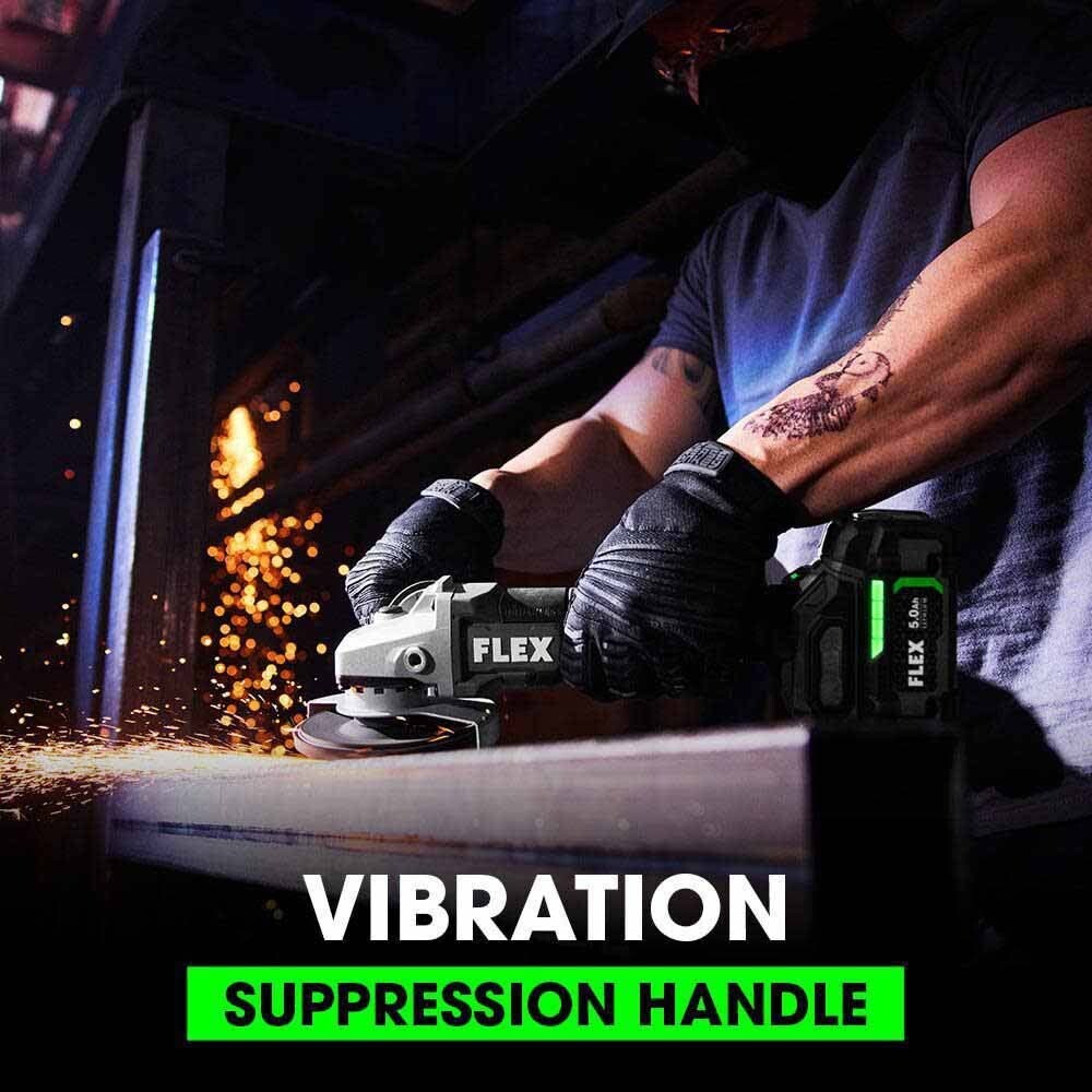 Flex FX3171A-Z 24V 5" Variable Speed Angle Grinder w/ Paddle Switch (Bare Tool)