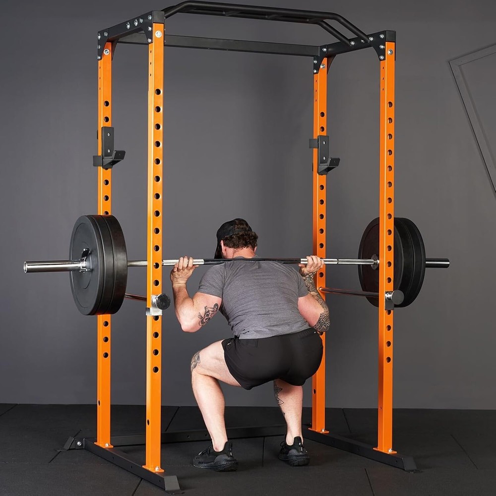 Double Bracket J-Hooks for 2" x 2" Power Rack – Ultimate Stability & Safety-