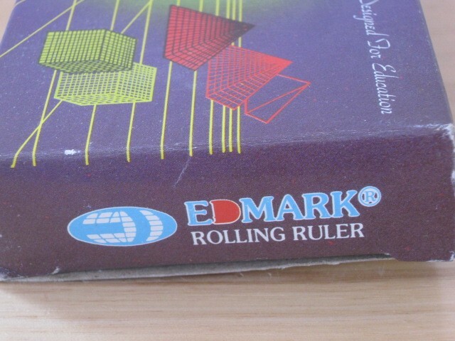 Edmark Rolling Ruler 8" with Instruction Manual