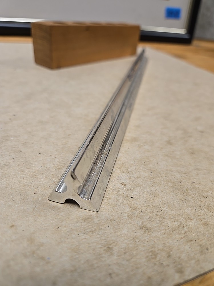 Rare Alcoa Scale Ruler Solid Aluminum Drafting/ Architect Ruler Rare 3 Sided