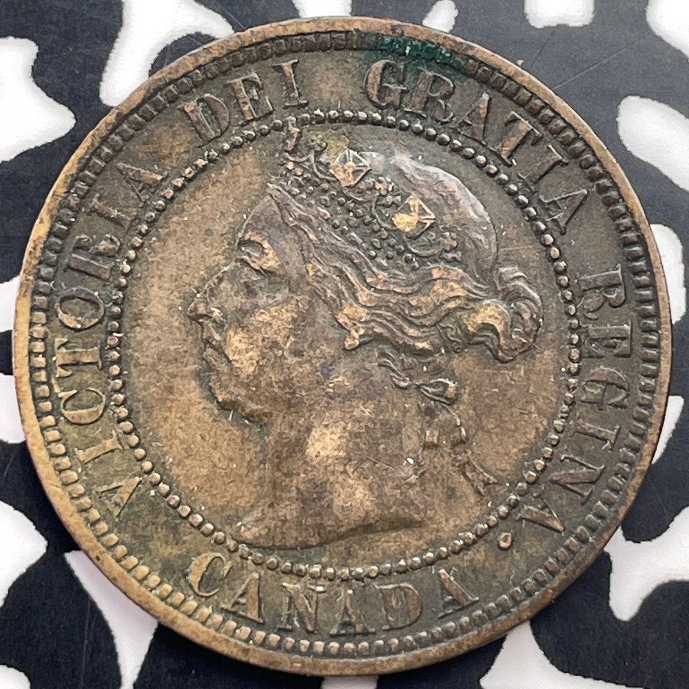 1890-H Canada Large Cent Lot#C2858 Nice!