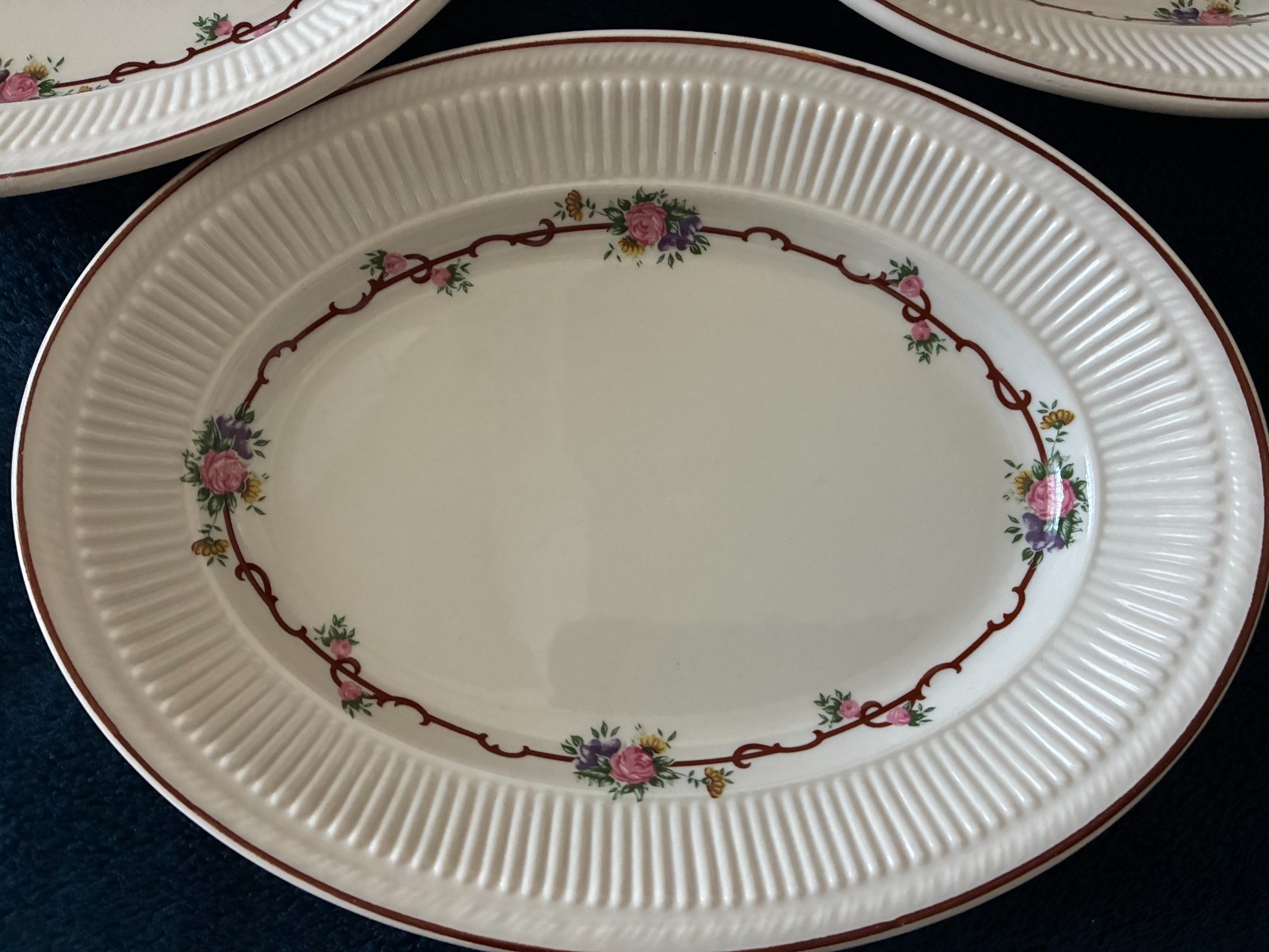 Shenango China Restaurant Ware Oval Soup, Pasta Bowl, Set of 5