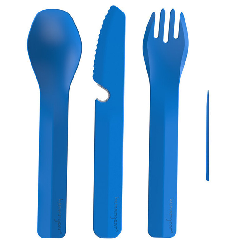 Humangear GoBites Trio Fork, Spoon and Knife Travel Utensils